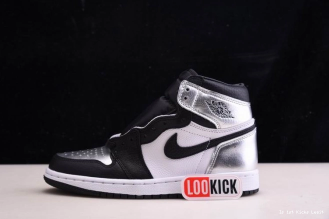 CD0461-001 OG JORDAN HIGH WMNS SILVER AIR 1 TOE 0718